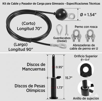 "Poleas para Bíceps, Espalda y Hombros en Casa | Sistema FitBeast Mydra Gym"